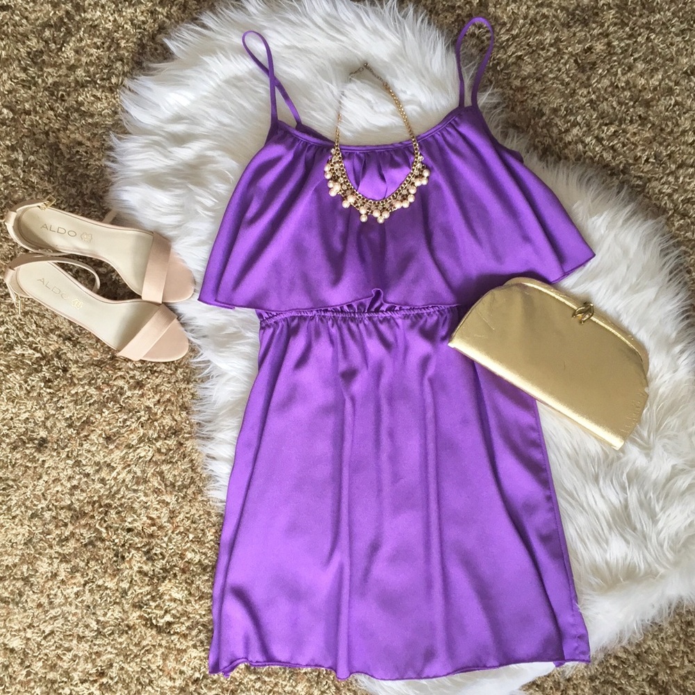 SOLD Delia's Purple Flounce Dress