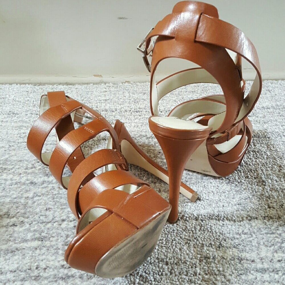 BCBGeneration strappy summer heels