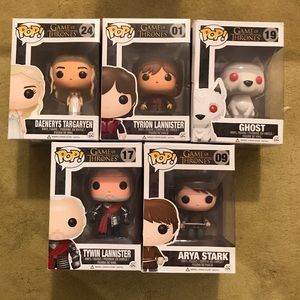 5 Game of Thrones Collectible Vinyl Figures POP!