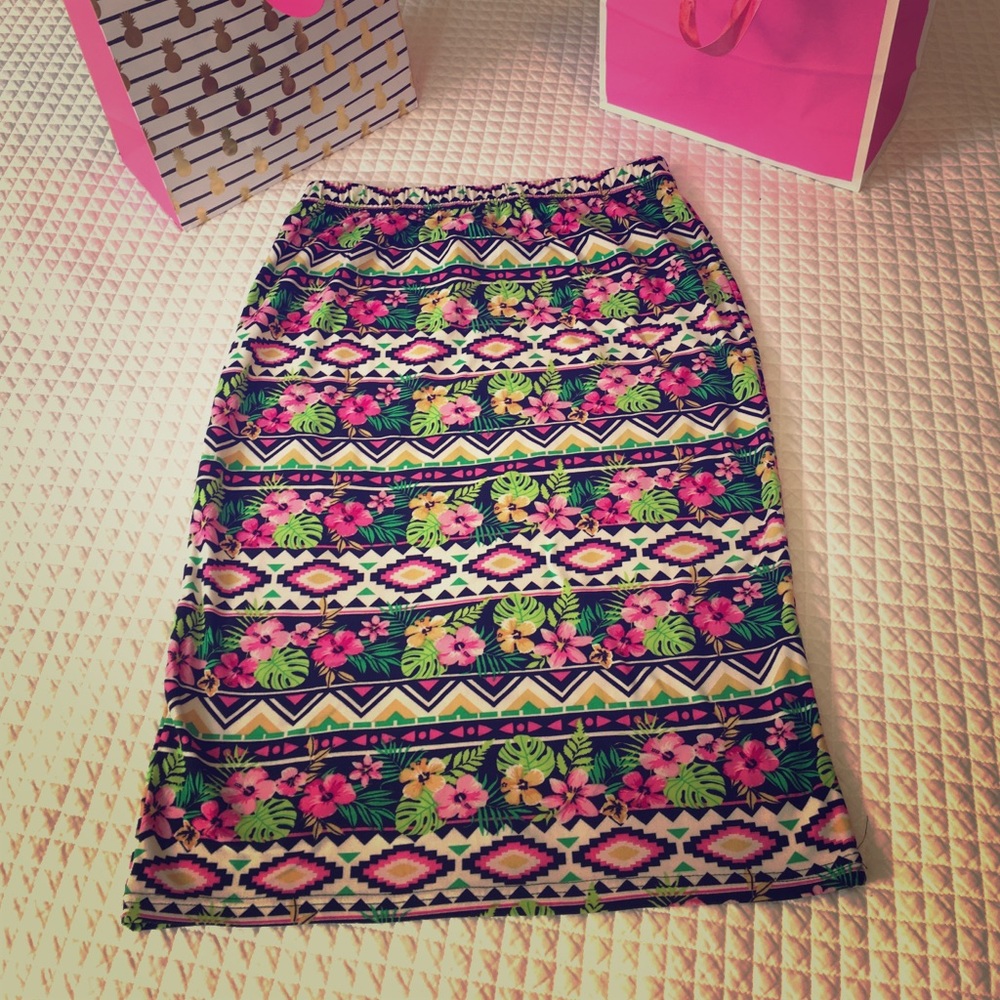 Floral skirt