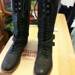 Knee high boots, worn once.