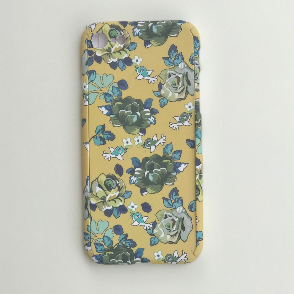 360 Flower & Bird Protective iPhone case + Glass - Picture 3 of 4