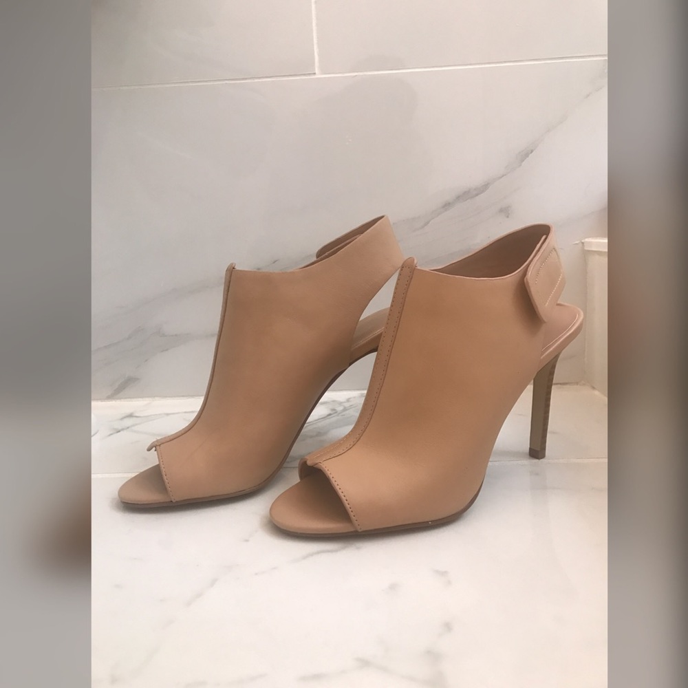 Charles by Charles David Peep Toe Leather heels