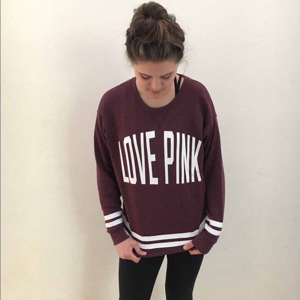 Boyfriend Fit PINK Sweatshirt