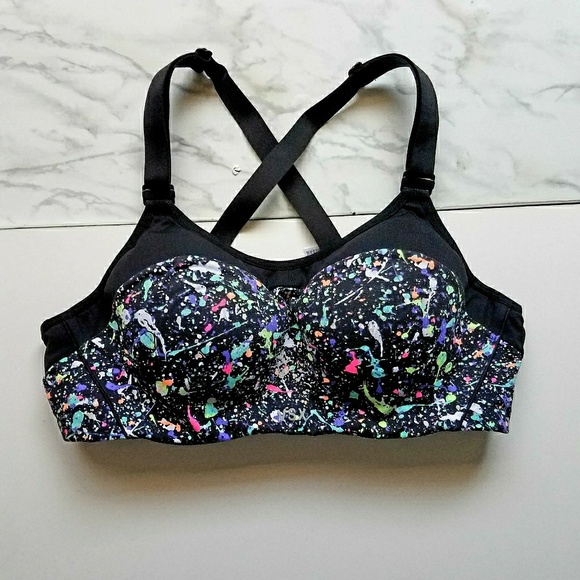 Victoria's Secret Victoria Secret Paint Splatter Sports Bra from Joselinee's closet on Poshmark