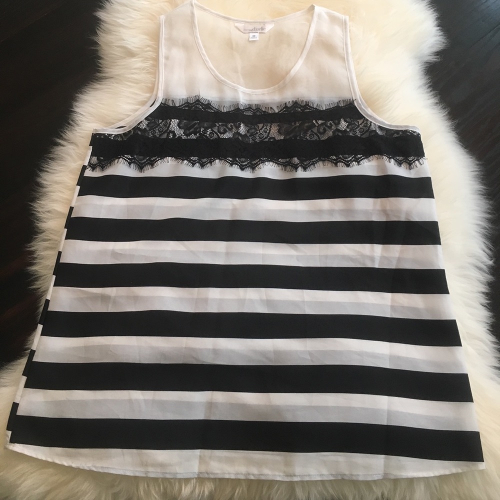 Black and white top