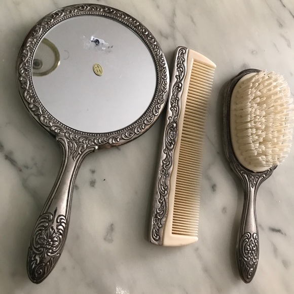 Antique Comb Brush set - Picture 1 of 8