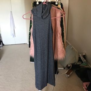 Topshop mock turtleneck dress