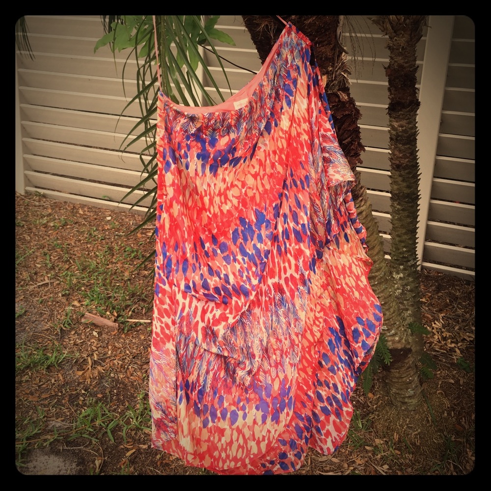 Beautiful colorful cocktail dress