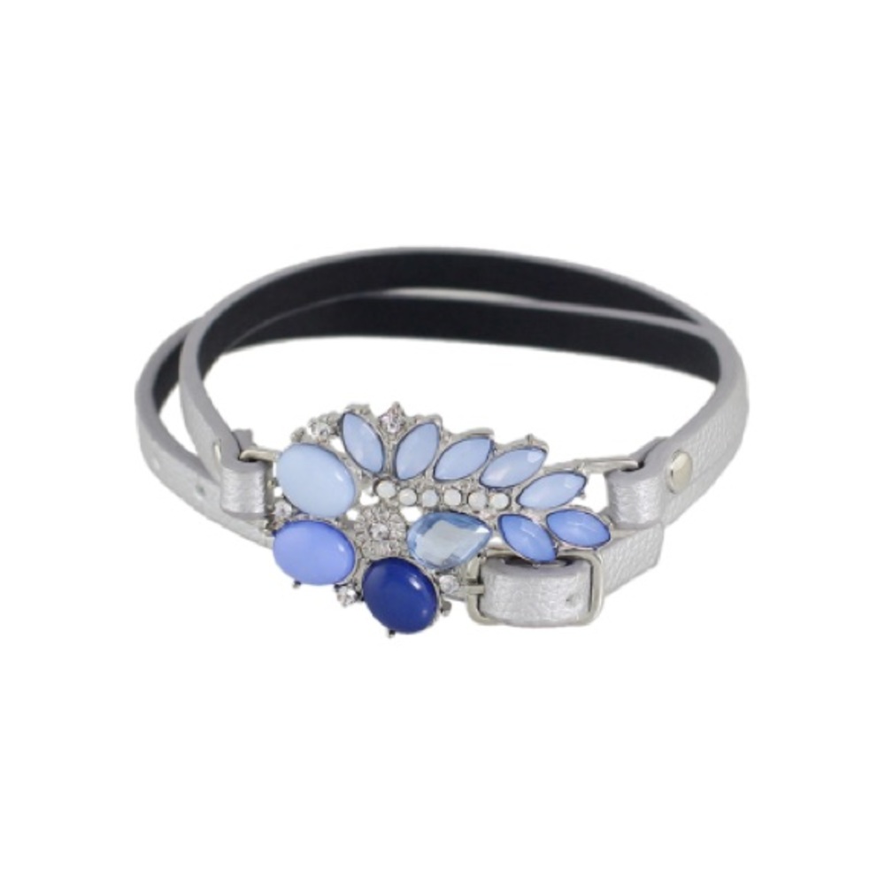"Mara" Bracelet  ||  Faux Leather Wrap Bracelet