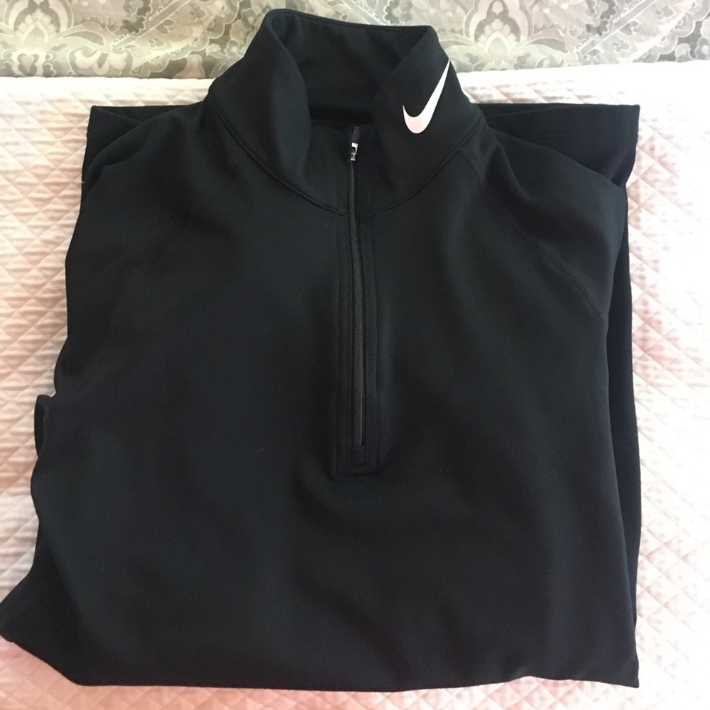Black Nike quarter zip