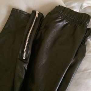 Kardashian Kollection Faux-Leather Ankle Zip