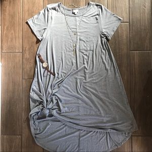 NEW Carly T-shirt swing dress SOLID