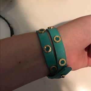 Tory burch leather wrap bracelet