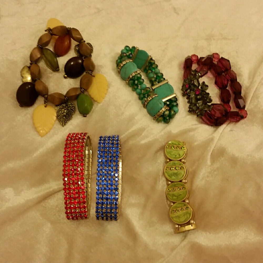 Bracelet bundle all 6 together