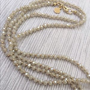 LOFT Beaded wrap necklace