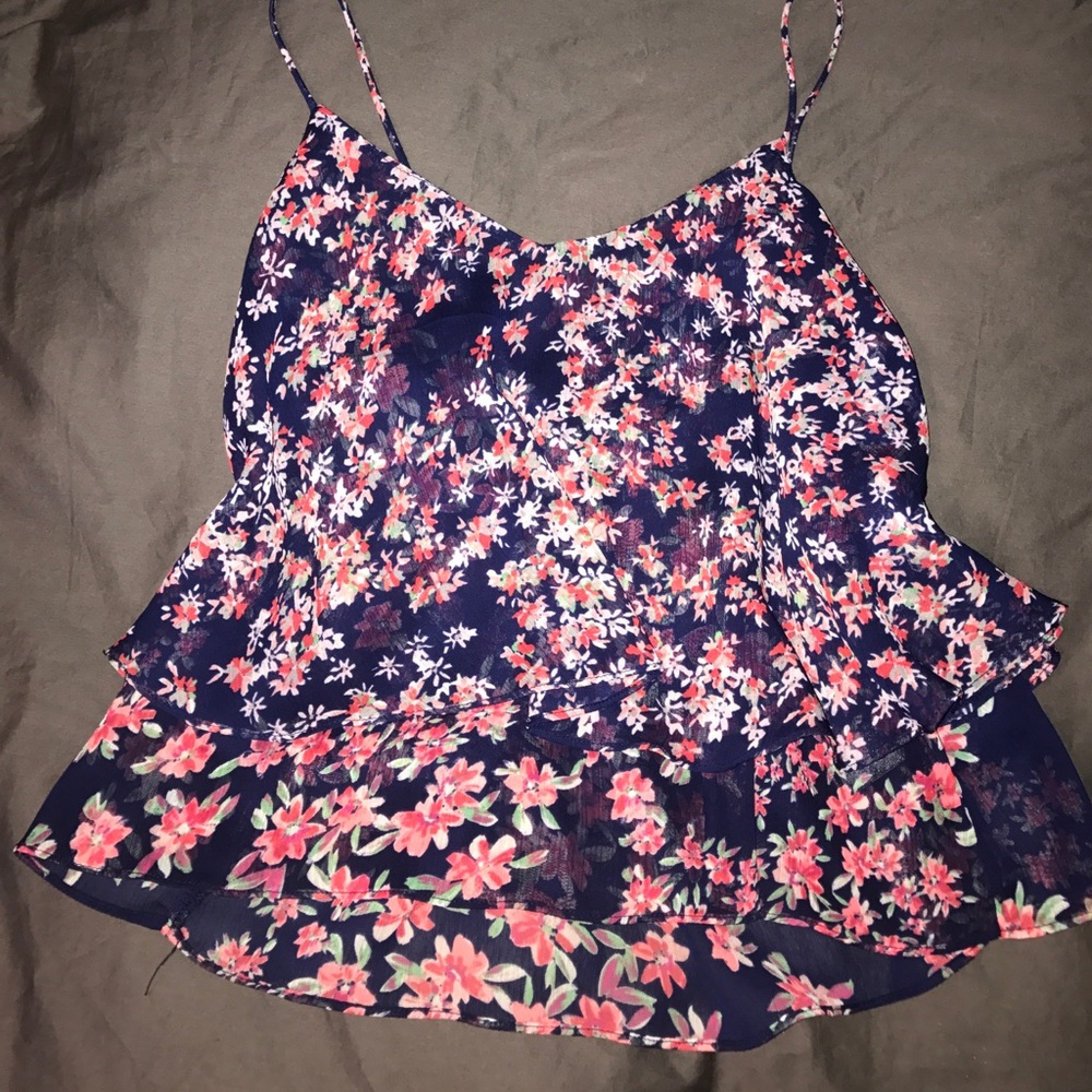Lovely floral tank!