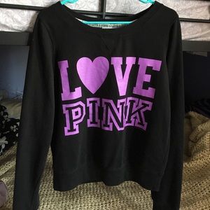 VS PINK Pullover Crew Neck Sweatshirt