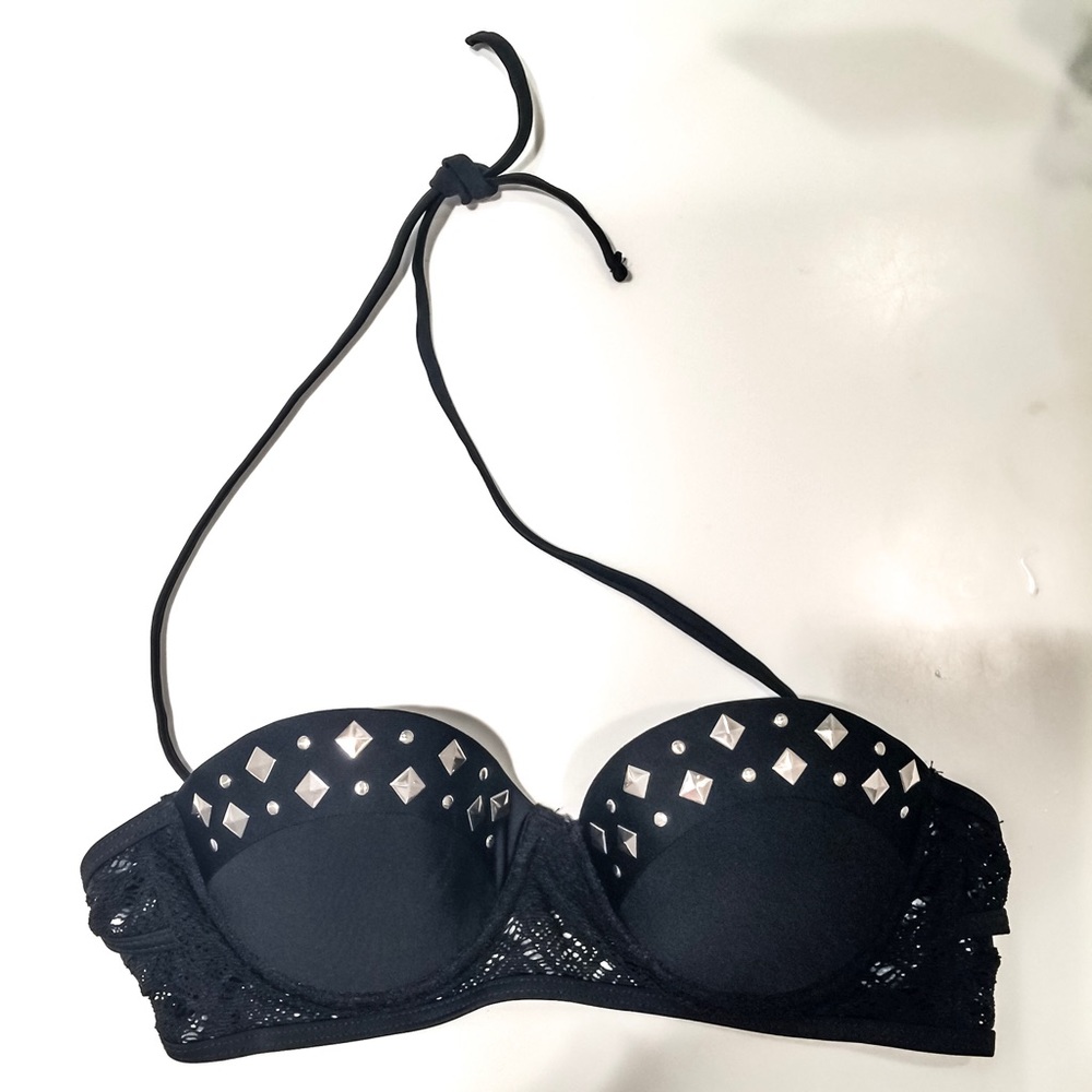 Studded Push up Bikini Top