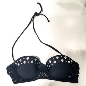 Studded Push up Bikini Top