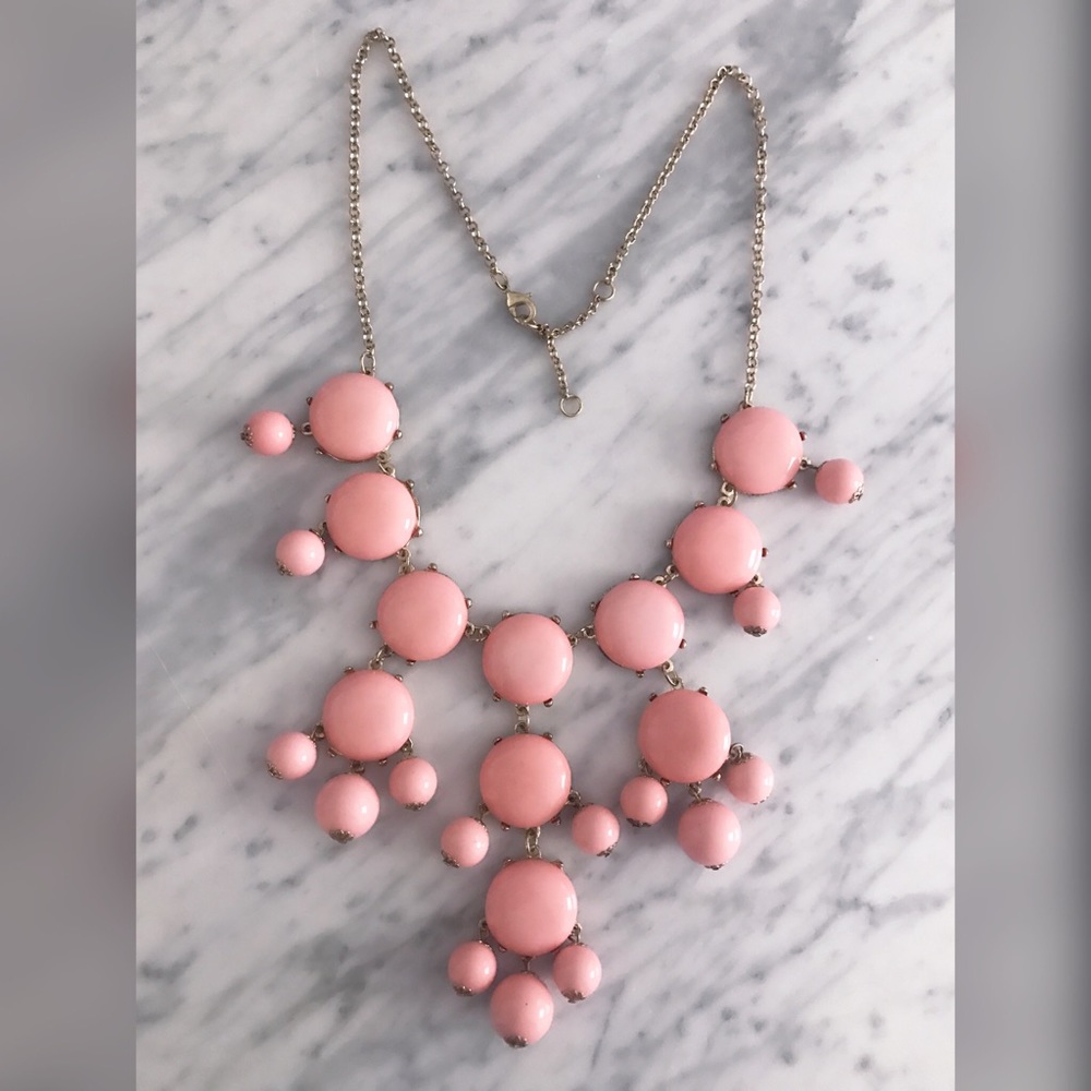 Pink bubble necklace