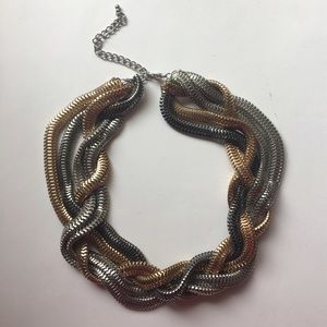 Mixed metal necklace