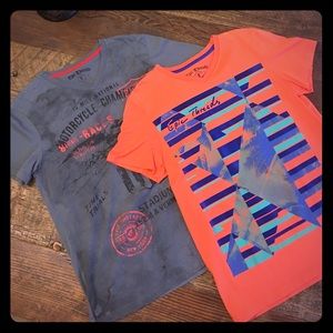 Two graphic T shirts by Epic Threads