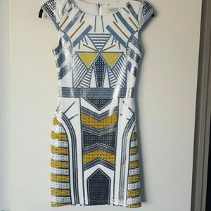 Aztec evening wear.
