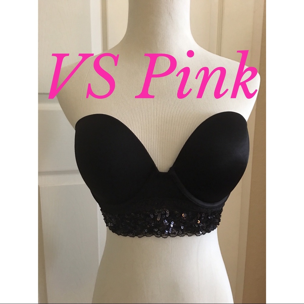 Victoria's Secret "Pink" Strapless Bustier.  💋