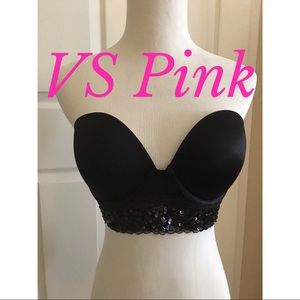 Victoria's Secret "Pink" Strapless Bustier.  💋