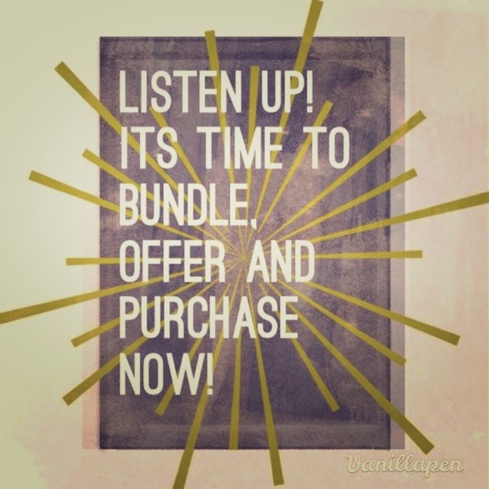 Hi everyone! It's time to make those offers!