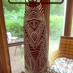 Black patterned skin-tight dress🔥🔥