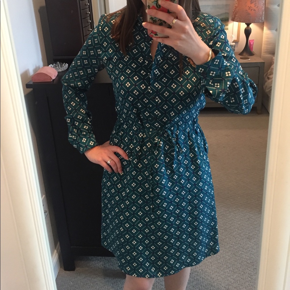 Brooks Brothers - Green work dress