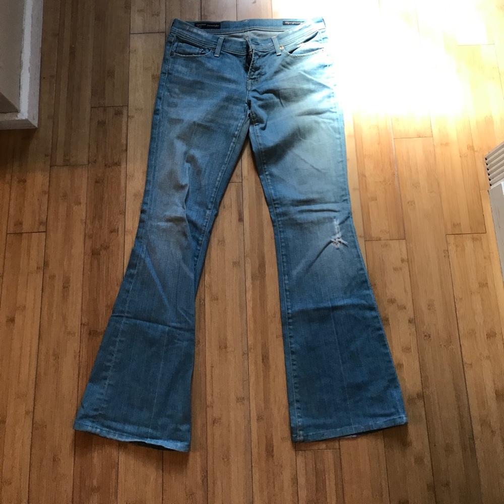Citizens of Humanity Low Waist Flair Jeans