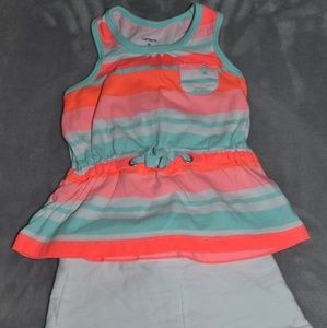 Carter's summer top and bottom