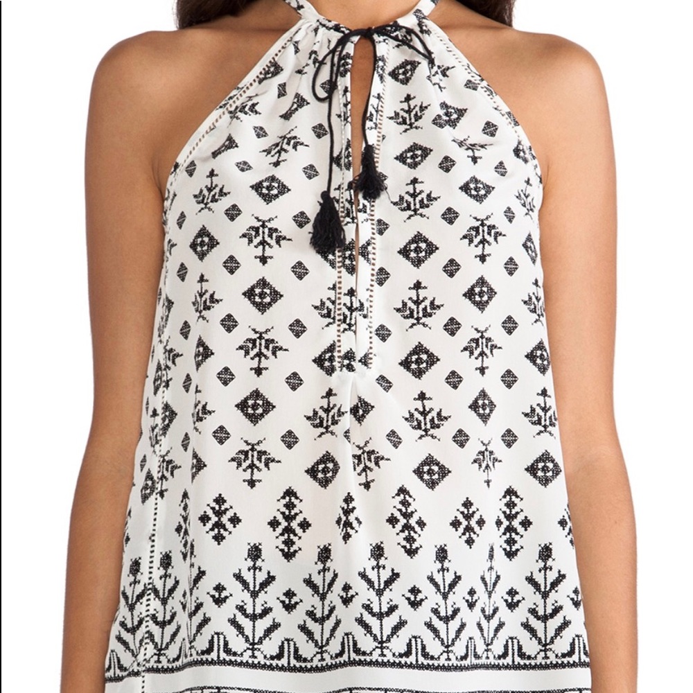 Joie - 100% silk printed tank - size XS
