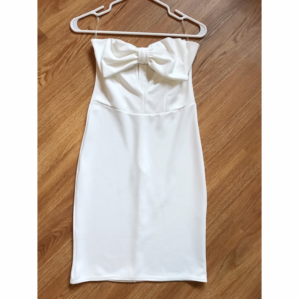White Bow Dress