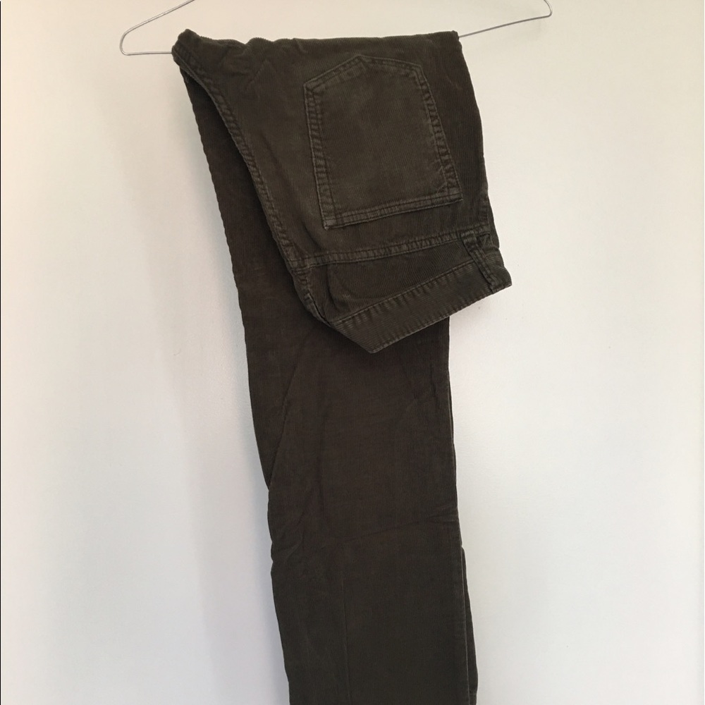 Old Navy Green-Gray Corduroy Pants