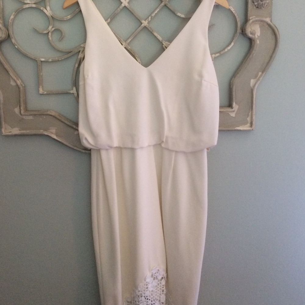 Ivory chetta B dress with lace