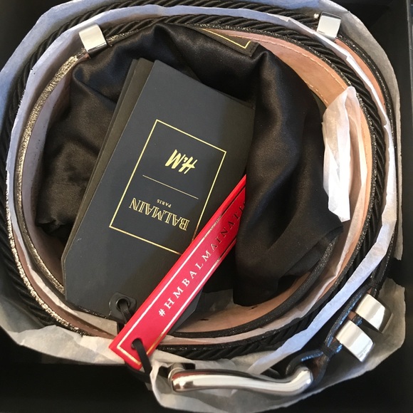 Balmain Accessories Balmain X H M Limited Edition Belt Poshmark