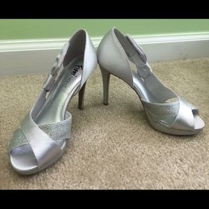 Silver Pumps