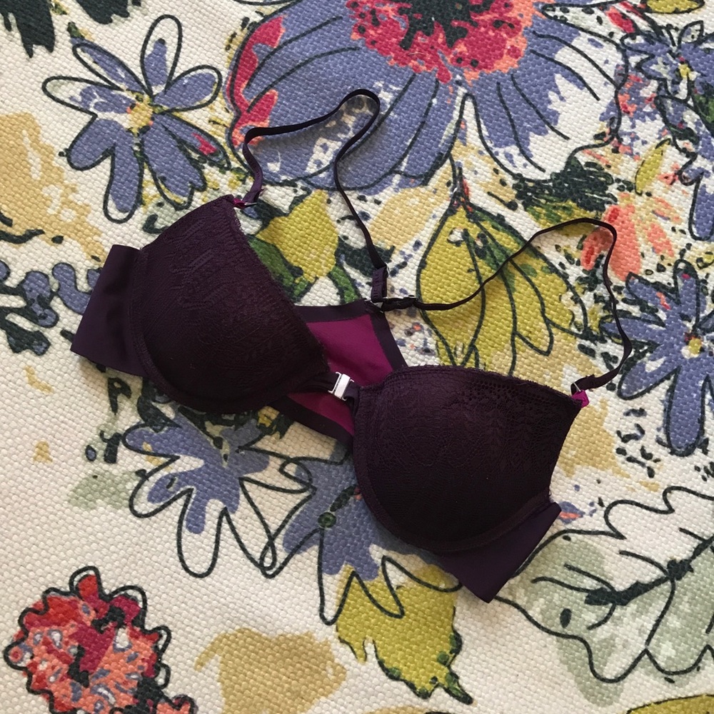 Maroon bra
