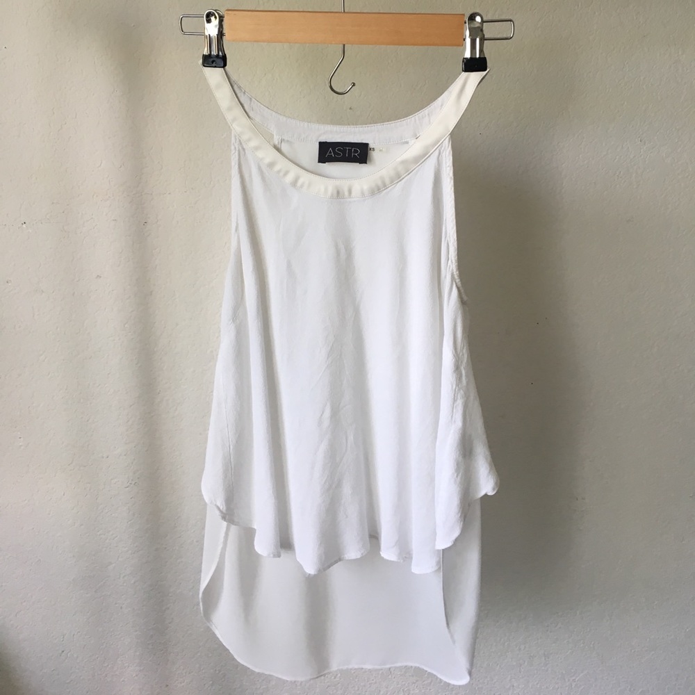 White Casual Tank