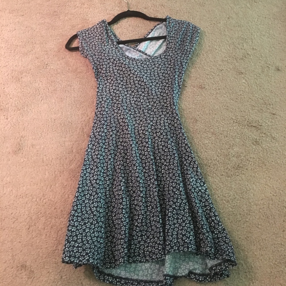 Brandy Melville Floral Dress with Cutout Back