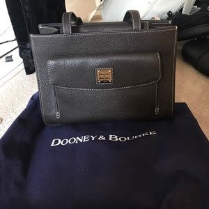 Dooney and Bourke Janine with Front Pocket (Brown)