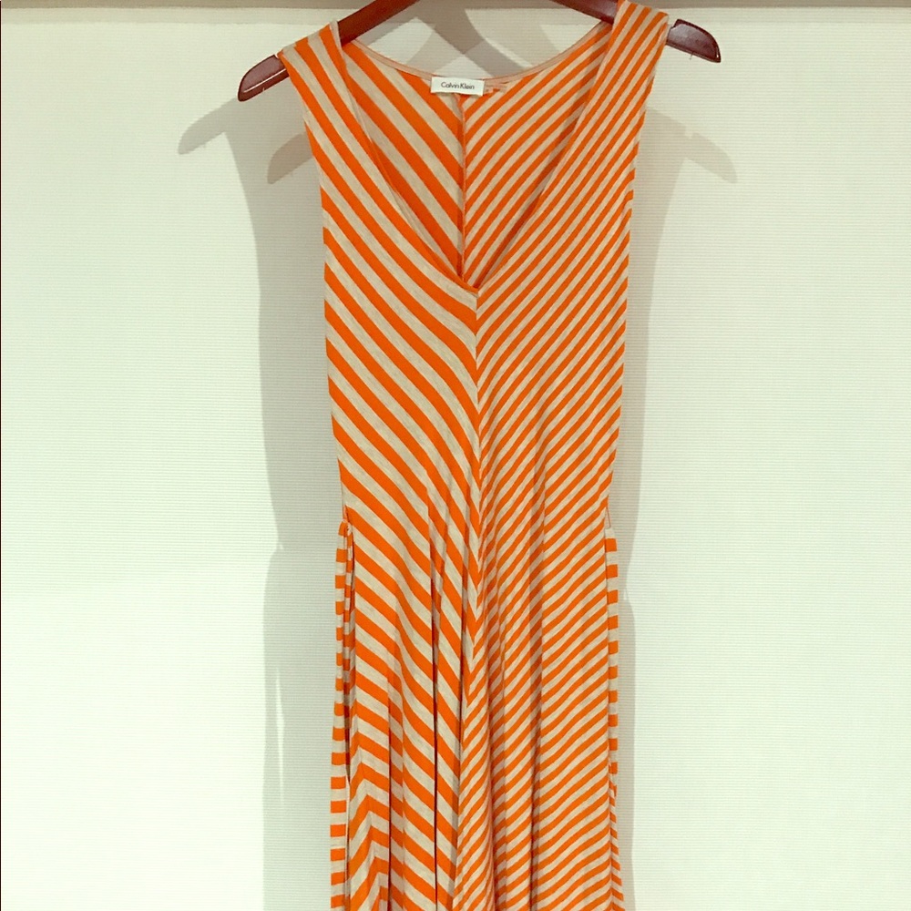 Calvin Klein belted dress