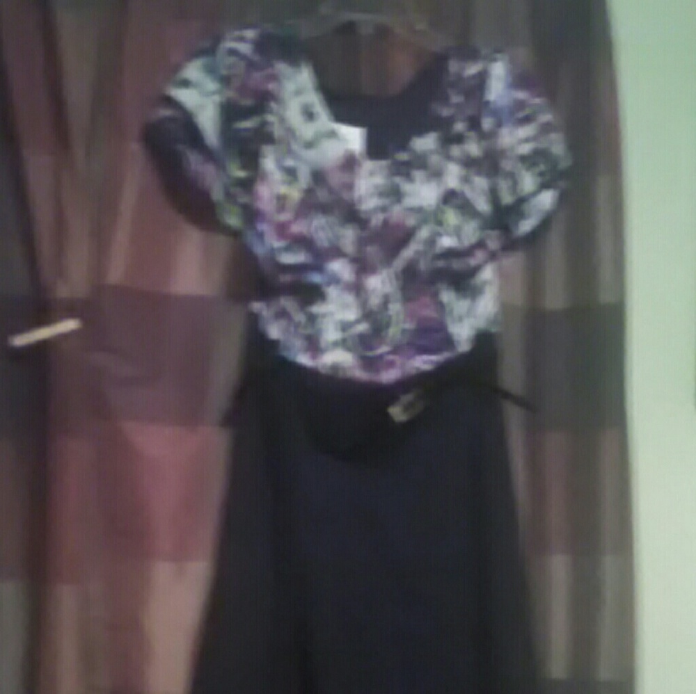 Ruffled top dress