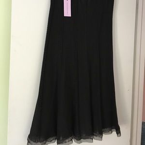 🆕 Designer Black Knit Skirt