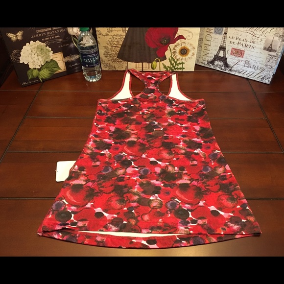 Lululemon Cool Racerback CRB Tank-Poppy Petals, 8 - Picture 3 of 6