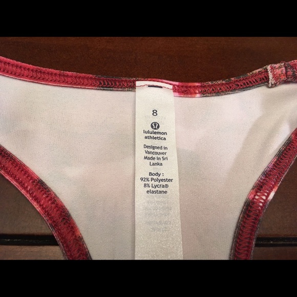 Lululemon Cool Racerback CRB Tank-Poppy Petals, 8 - Picture 5 of 6